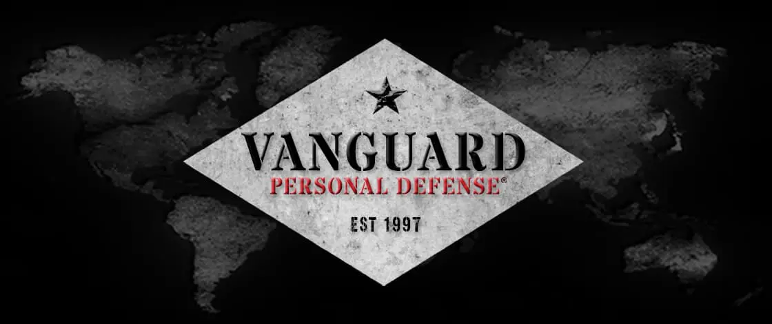 A picture of the vanguard personal defense logo.